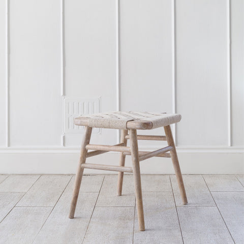 Wooden Short Stool - Bagel&Griff