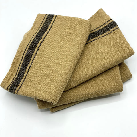 Camel Linen Tea Towel - Bagel&Griff