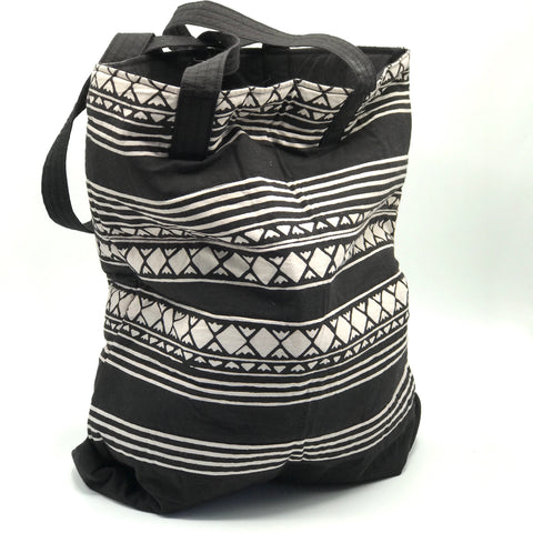 Black&White Cotton Shopper - Bagel&Griff