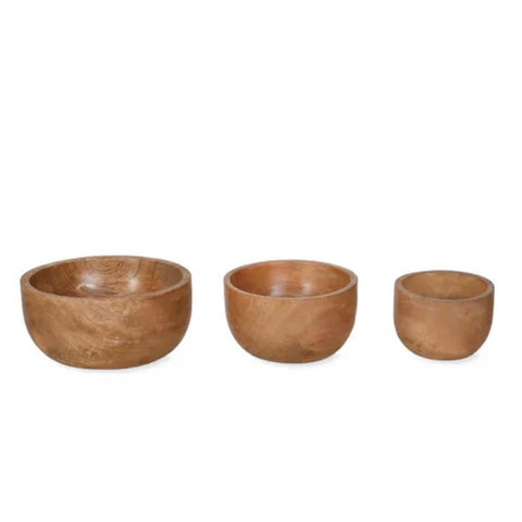 Small Mango Wood Bowls - Bagel&Griff