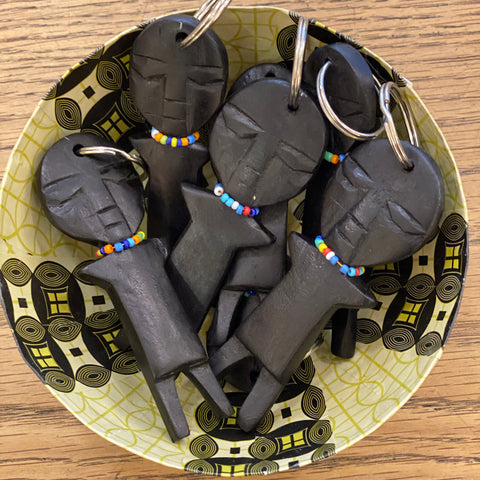 Wooden Ashanti Key Ring - Bagel&Griff