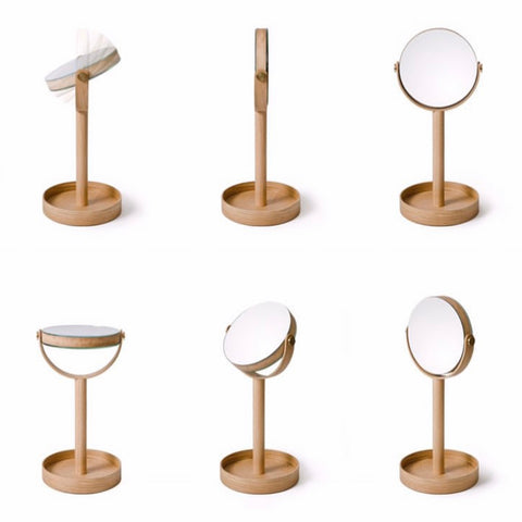 Oak Vanity Mirror - Bagel&Griff