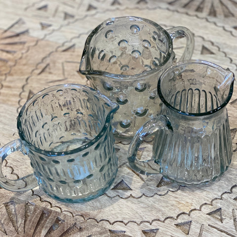 Small Dotted Glass Jug - Bagel&Griff
