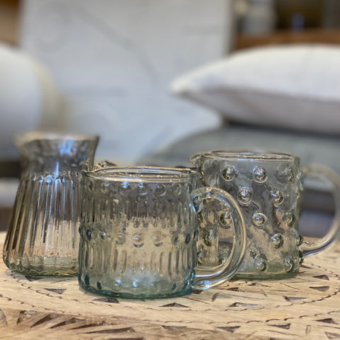Small Dotted Glass Jug - Bagel&Griff