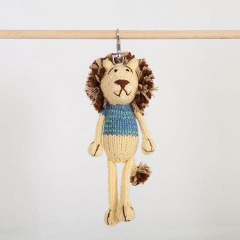 Hand-crocheted knitted animal keyring by Gogo Olive
