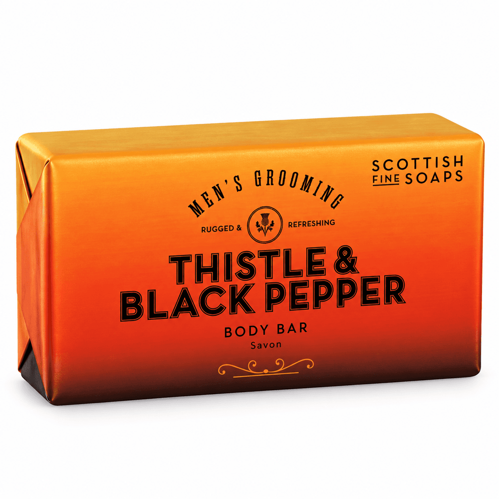 Men's Grooming Thistle & Black Pepper Soap Bar