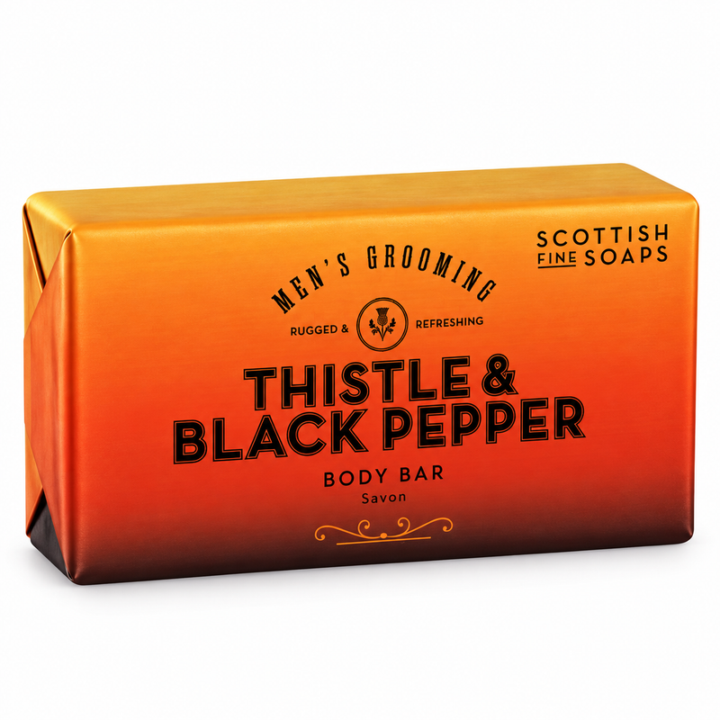 Men's Grooming Thistle & Black Pepper Soap Bar
