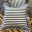 Blue And White Striped Cushion