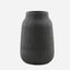Small Black Groove Vase