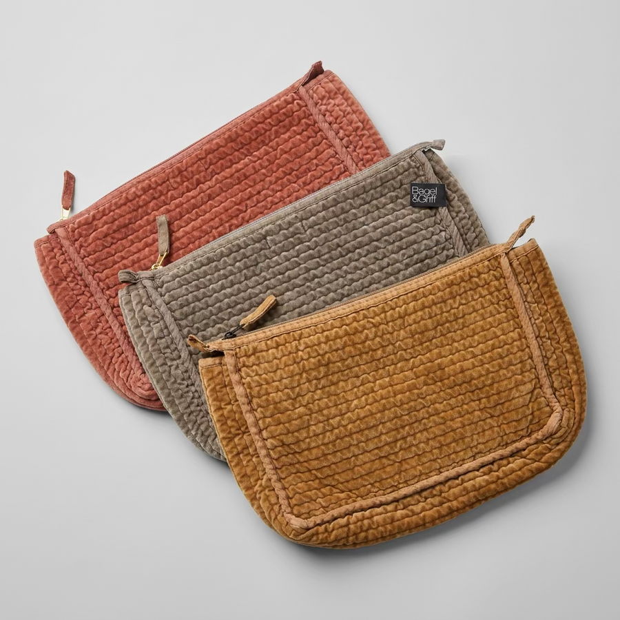 Quilted Zip Bag.