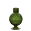 Green candlestick holder