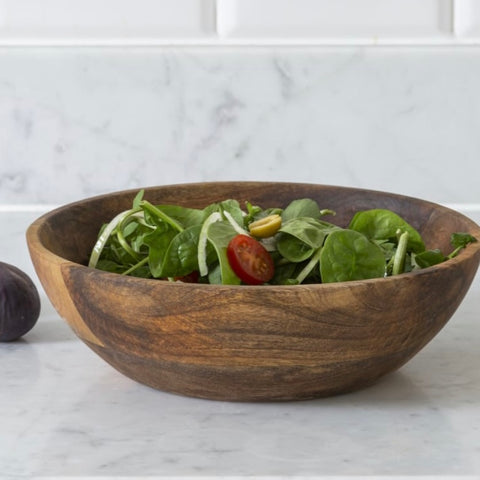 Mango Wood Salad Bowls - Bagel&Griff