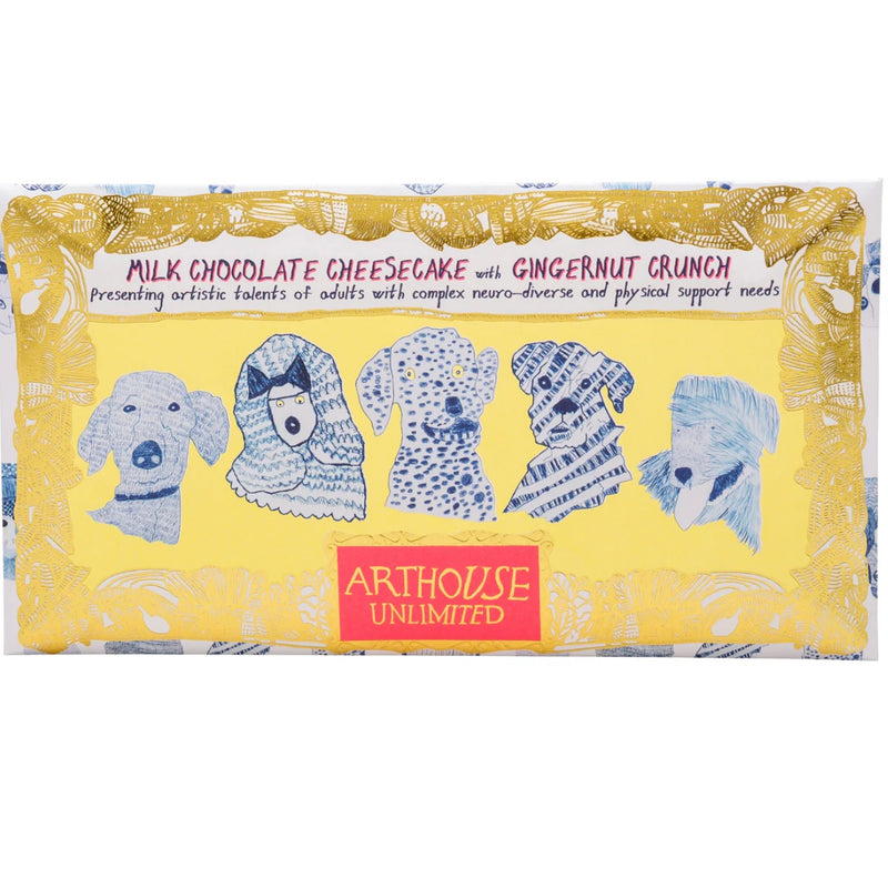 Milk Chocolate Cheesecake with Ginger Nut Crunch