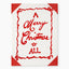 'A Merry Christmas To All' Pack of Cards