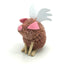 Bristle Angel Pig Decoration