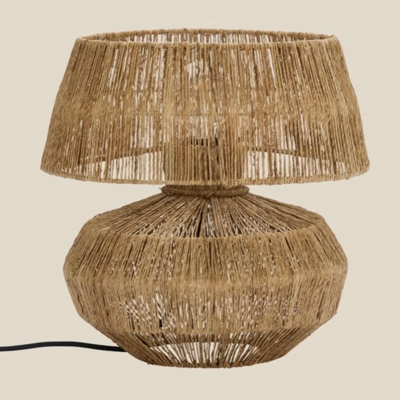 Jute Table Lamp
