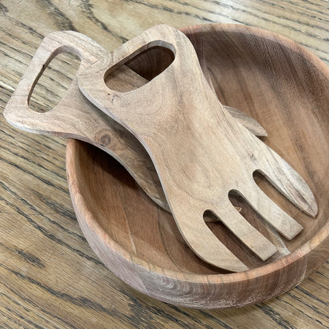 Acacia Wood Salad Servers