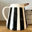 Black Striped Jugs