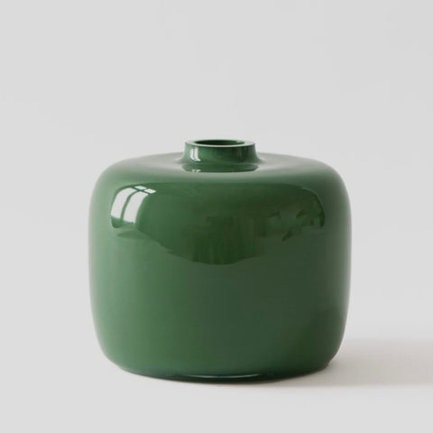 Green Wide Vase