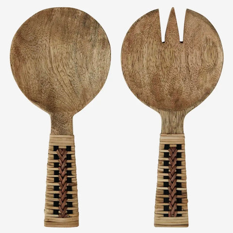 Mango Wood Serving Set