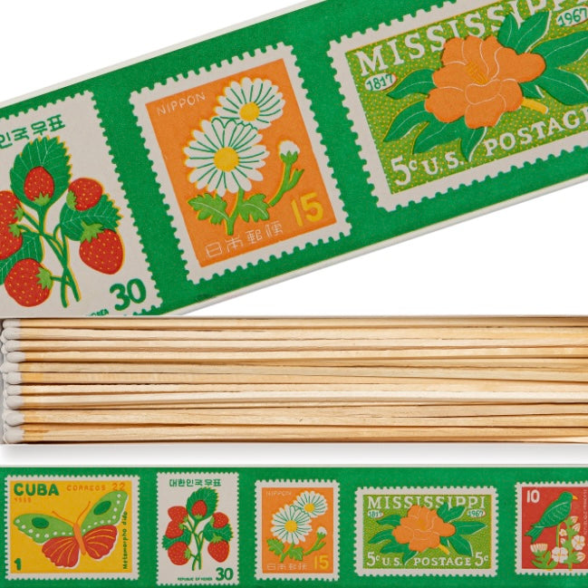 Vintage Stamp Long matches