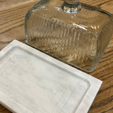 Marble Butter Dish.