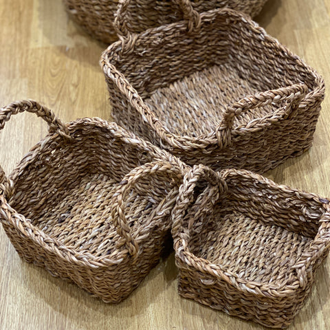 Small Square Baskets - Bagel&Griff