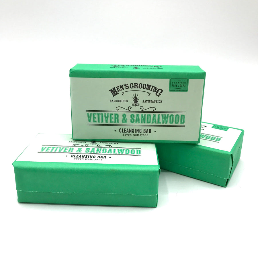 Vetiver & Sandalwood Cleansing Soap - Bagel&Griff