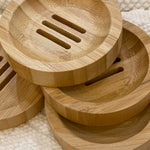 Round Bamboo Soap Dish - Bagel&Griff