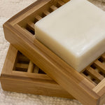 Slatted Bamboo Soap Dish - Bagel&Griff