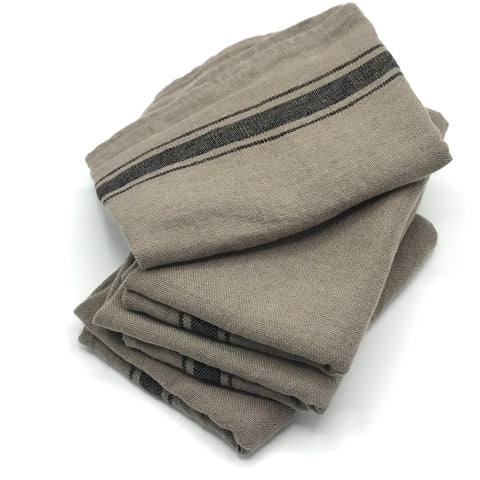 Stone Linen Tea Towel - Bagel&Griff