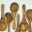 Large Olive Wood Serving Spoons - Bagel&Griff