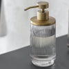 Ribbed Glass Soap Dispenser - Bagel&Griff