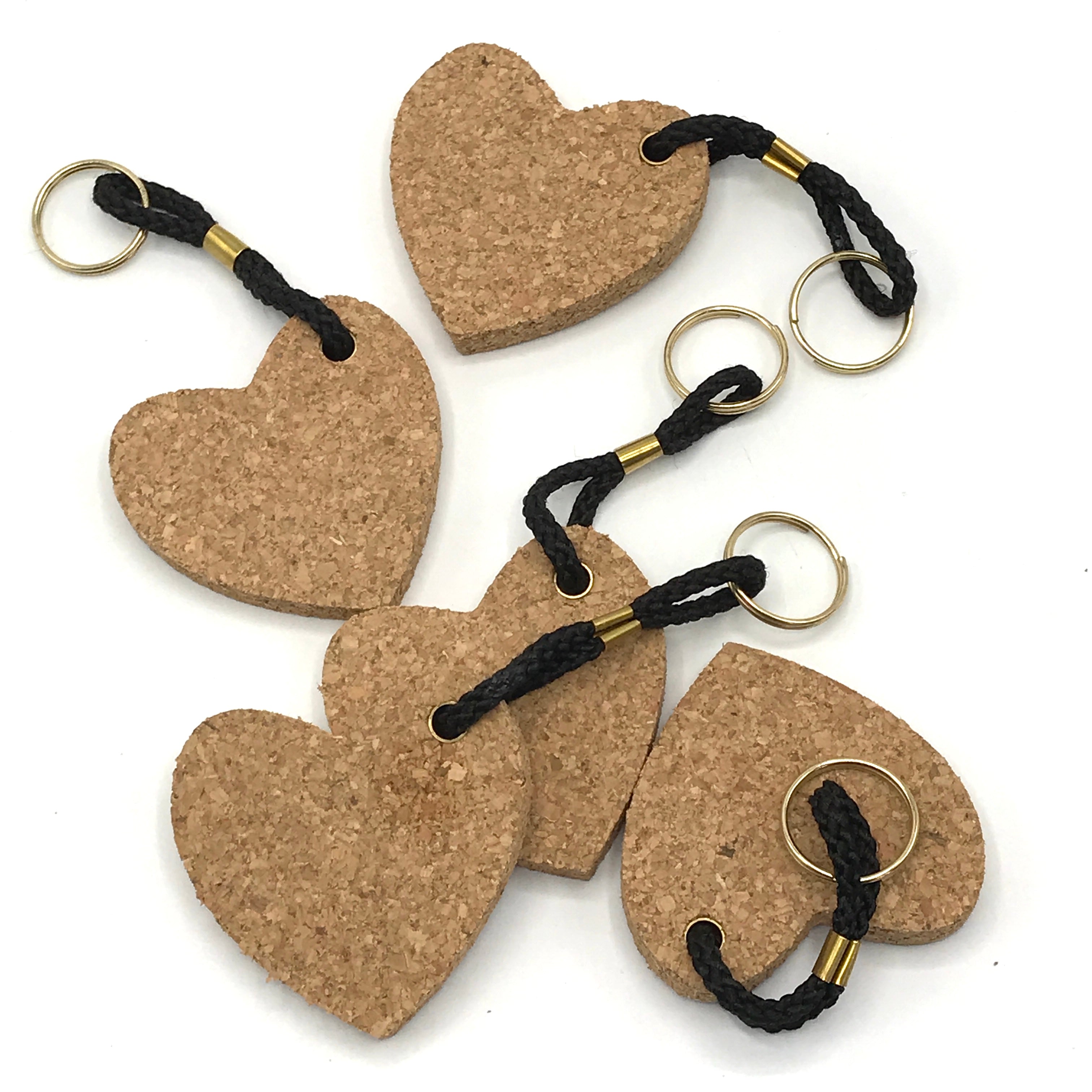 Heart Cork Keyring - Bagel&Griff