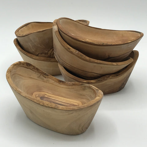 Small Olive Wood Nibble Bowl - Bagel&Griff