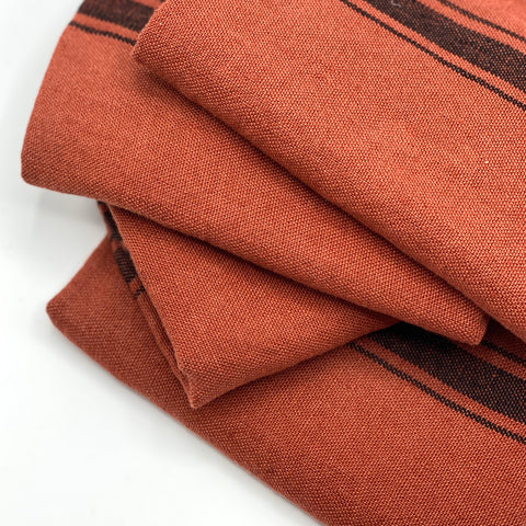 Rust Linen Tea Towel - Bagel&Griff