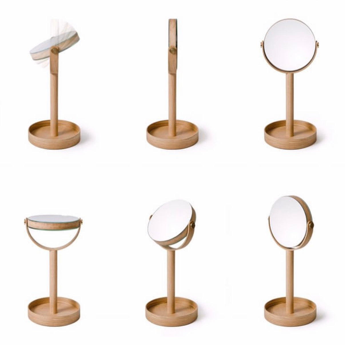 Oak Vanity Mirror - Bagel&Griff
