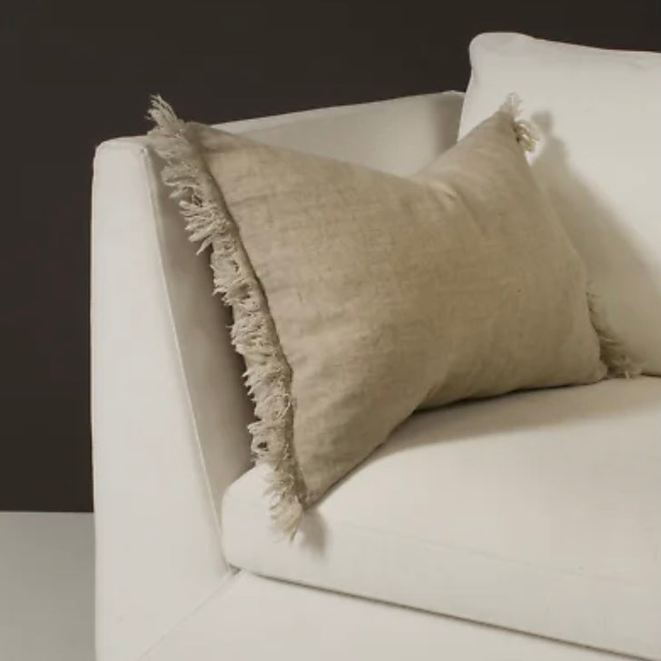 Washed Natural Linen Cushion - Bagel&Griff
